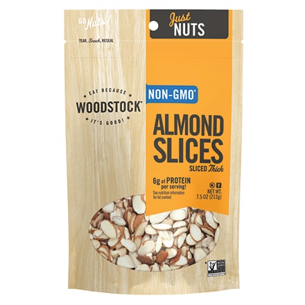 Raw Almond Slices, Thick