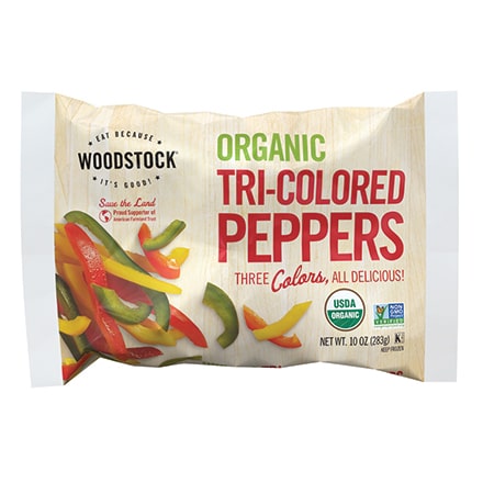 Organic Frozen Tri-colored Peppers