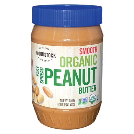 Organic Easy Spread Peanut Butter, Smooth, 35 oz.