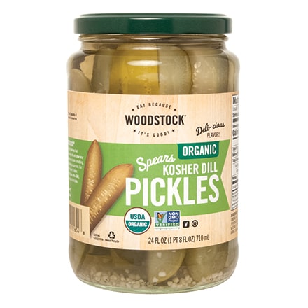 Organic Kosher Dill Pickle Spears