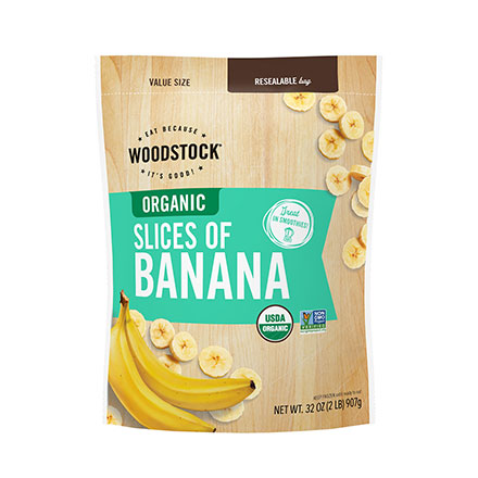 Organic Frozen Banana Slices, 32 oz.