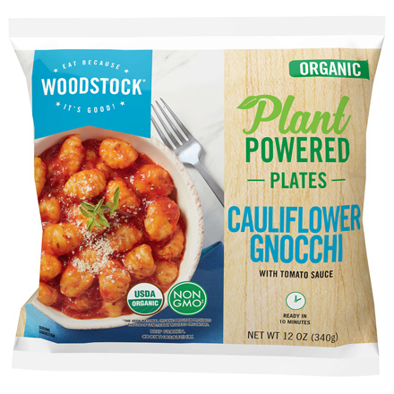 Organic Cauliflower Gnocchi with Tomato Sauce