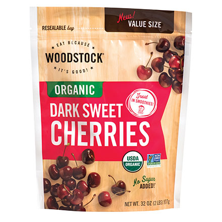 Organic Frozen Dark Sweet Cherries, 32 oz.