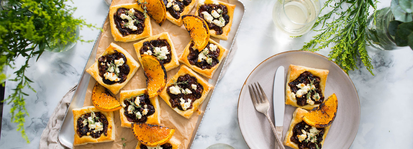 Fig and Goat Cheese Hand Tarts
